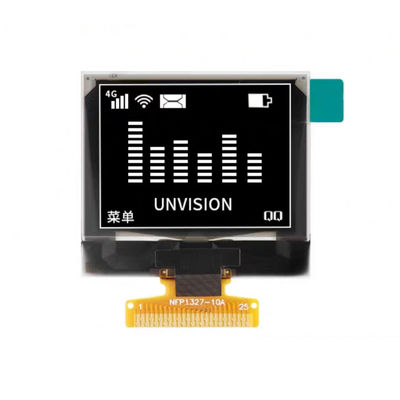 1.32 inch OLED-scherm Wit 128x96 Resolutie 25pin Soldering FPC Verscheidene interface