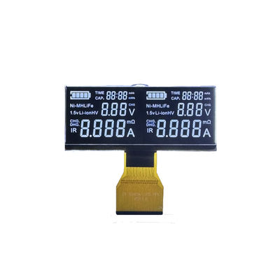 Goede prijs. VA-LCD-scherm Wit segmenten Zwarte achtergrond 5V FPC Connect online