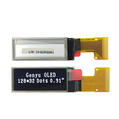 Goede prijs. 0.91 Inch 128x32 White Blue OLED Panel 15 Pin 0.91 OLED Display SSD1306 SPI I2C OLED Screen 128*32 Inch 128*32 OLED 128*32 online